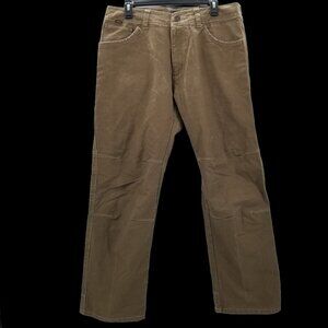 Kuhl Ryder Pants Men Vintage Patina Dye Olive Brown Hiking Outdoors 34 x 30